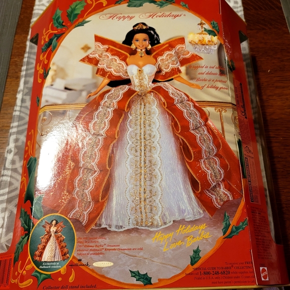 1997 Happy Holidays Vintage Barbie w/manufactured error. - Picture 2 of 5